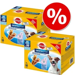 Säästöpakkaus! 168 x Pedigree DentaStix Daily Oral Care / Fresh