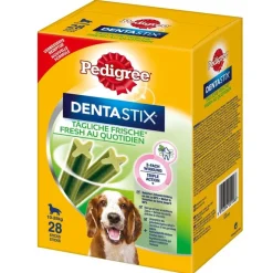 Säästöpakkaus! 168 x Pedigree DentaStix Daily Oral Care / Fresh