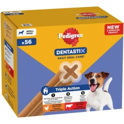 Säästöpakkaus! 168 x Pedigree DentaStix Daily Oral Care / Fresh