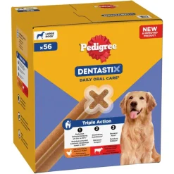 Säästöpakkaus! 168 x Pedigree DentaStix Daily Oral Care / Fresh