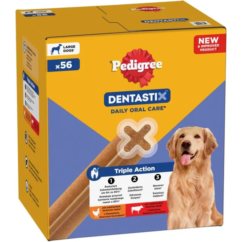 Säästöpakkaus! 168 x Pedigree DentaStix Daily Oral Care / Fresh