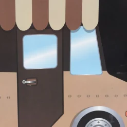 TIAKI Coffee Truck -paperitunneli kissoille