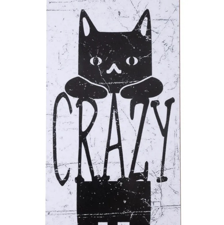 TIAKI "Crazy Cat Mum" -koristekyltti ripustettavaksi