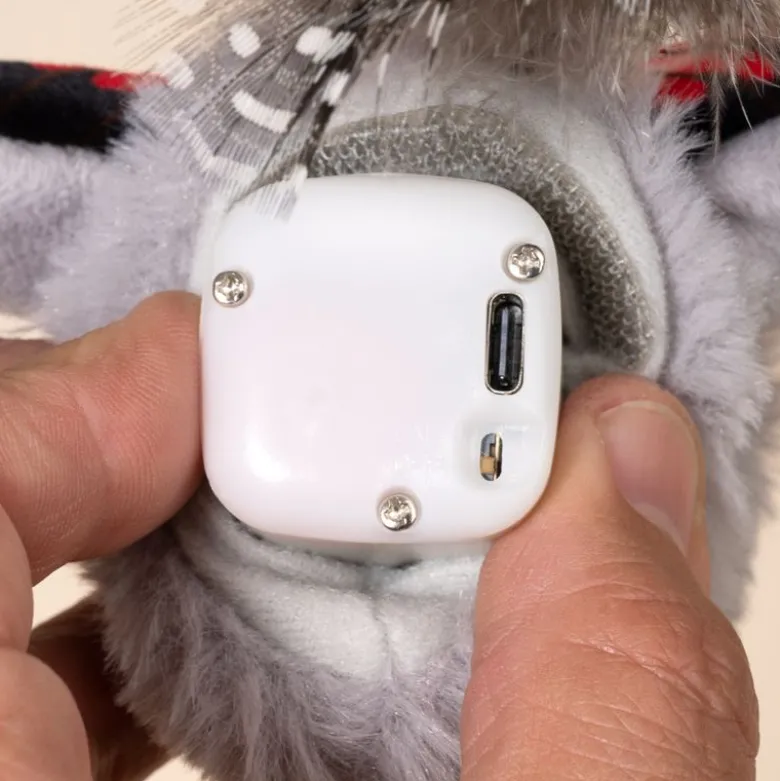 TIAKI -elektroninen kissanonki kalliokiipijä höyhenillä