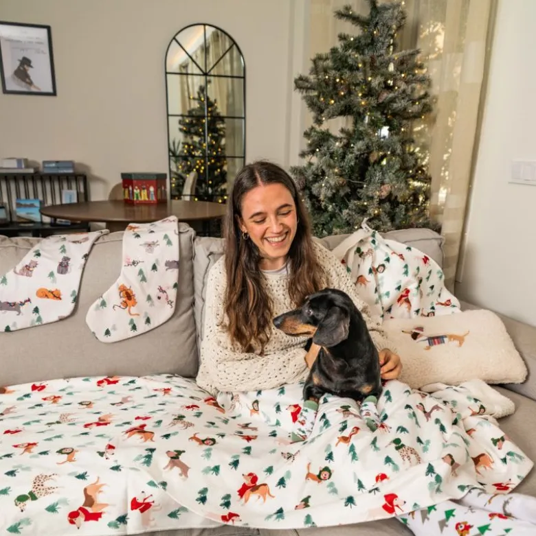TIAKI Funny Winter Dog -tyyny