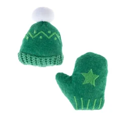 TIAKI Glove & Hat -joululelusetti kissalle