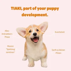 TIAKI Junior -pureskelukeppi koiranpennunlelu