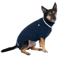TIAKI Reflective Knit -koiranpusero, tummansininen