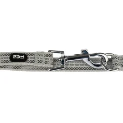 TIAKI Reflective Rubber -talutushihna, harmaa