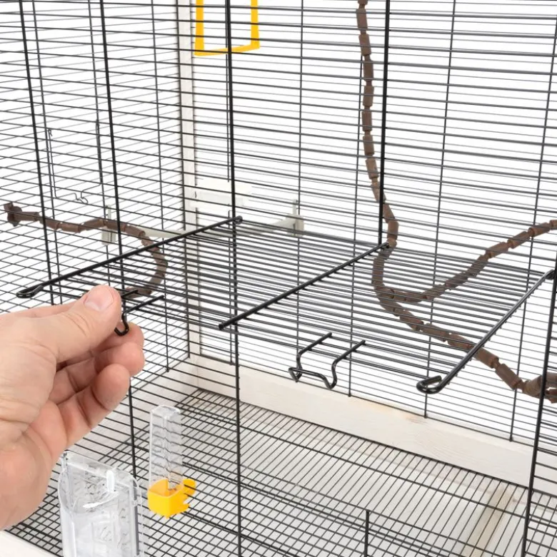 TIAKI Robin XXL -puinen lintuhäkki
