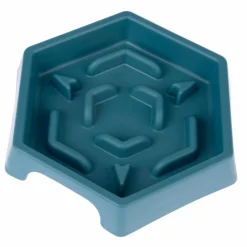 TIAKI Slow Feeder Blue Hexagon