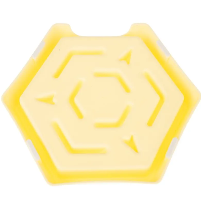 TIAKI Slow Feeder Yellow Hexagon