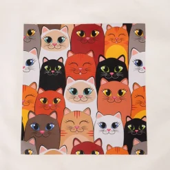 TIAKI Smiling Cats -kangaskassi