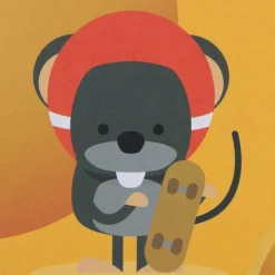 TIAKI Whack-a-mole 2 in 1 -kissanlelu