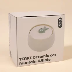 TIAKI Whale -keraaminen juomalähde