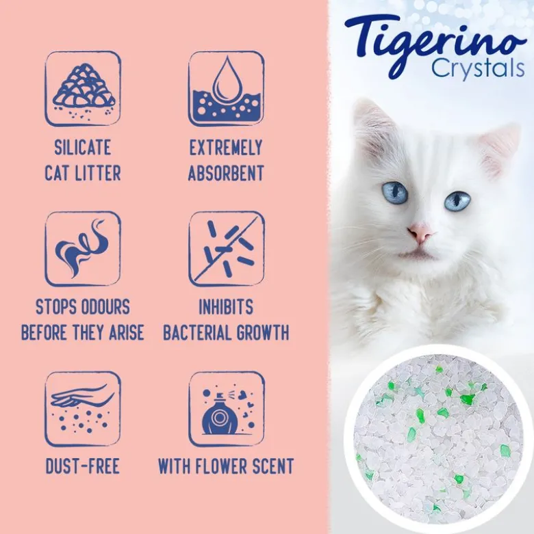 Tigerino Crystals Flower-Power -kissanhiekka