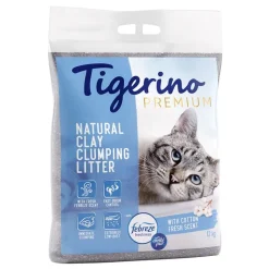 Tigerino Premium Febreze Fresh puuvilla -kissanhiekka