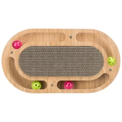 Trixie-raapimispahvi puukehyksellä, soikea