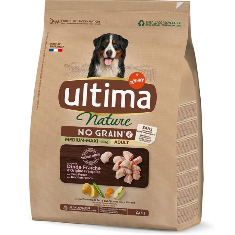 Ultima Nature No Grain Medium / Maxi kalkkuna
