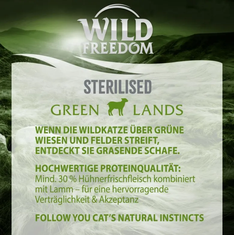 Wild Freedom Adult "Green Lands" Sterilised lammas – viljaton