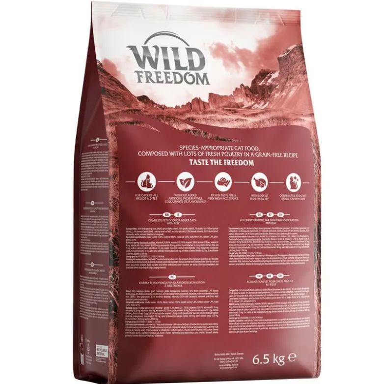 Wild Freedom Adult "High Valley" naudalla - viljaton resepti