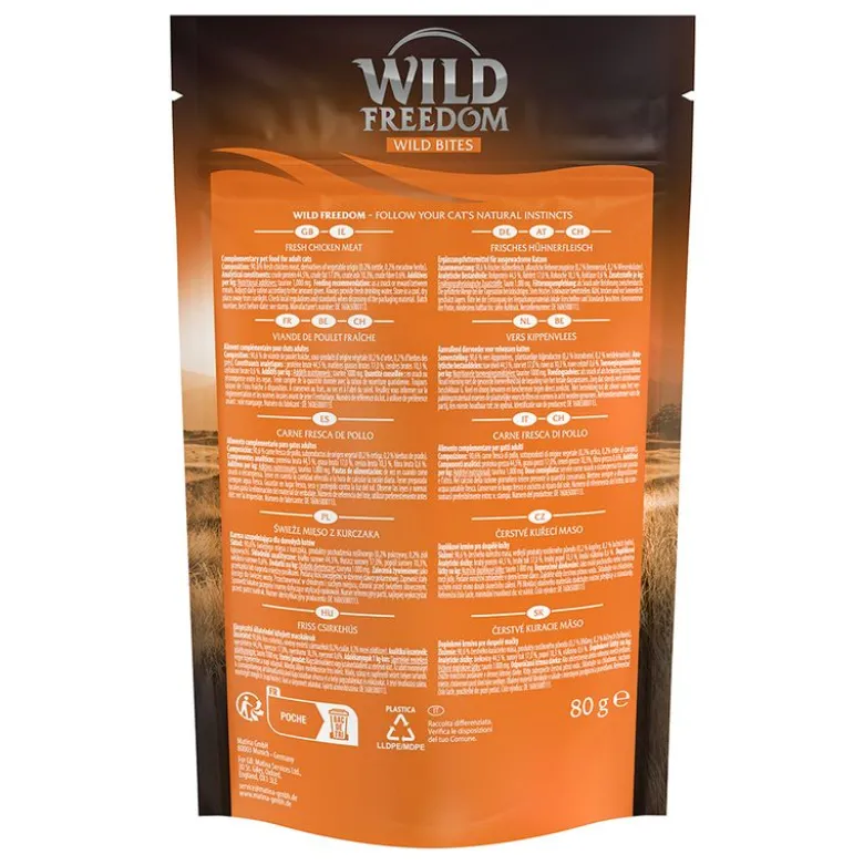 Wild Freedom Snack - Wild Bites 80 g (viljaton koostumus)