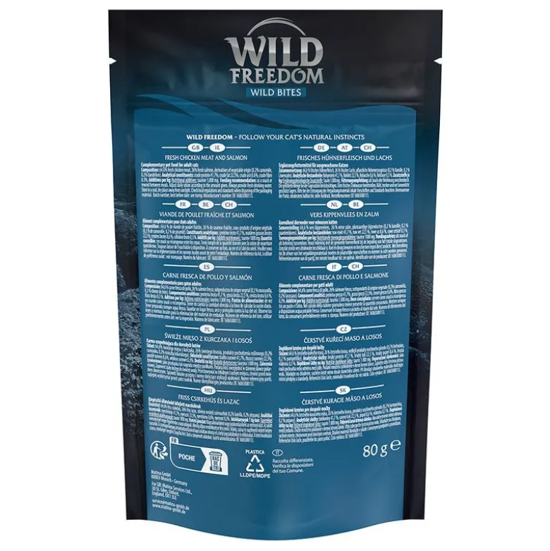 Wild Freedom Snack - Wild Bites 80 g (viljaton koostumus)
