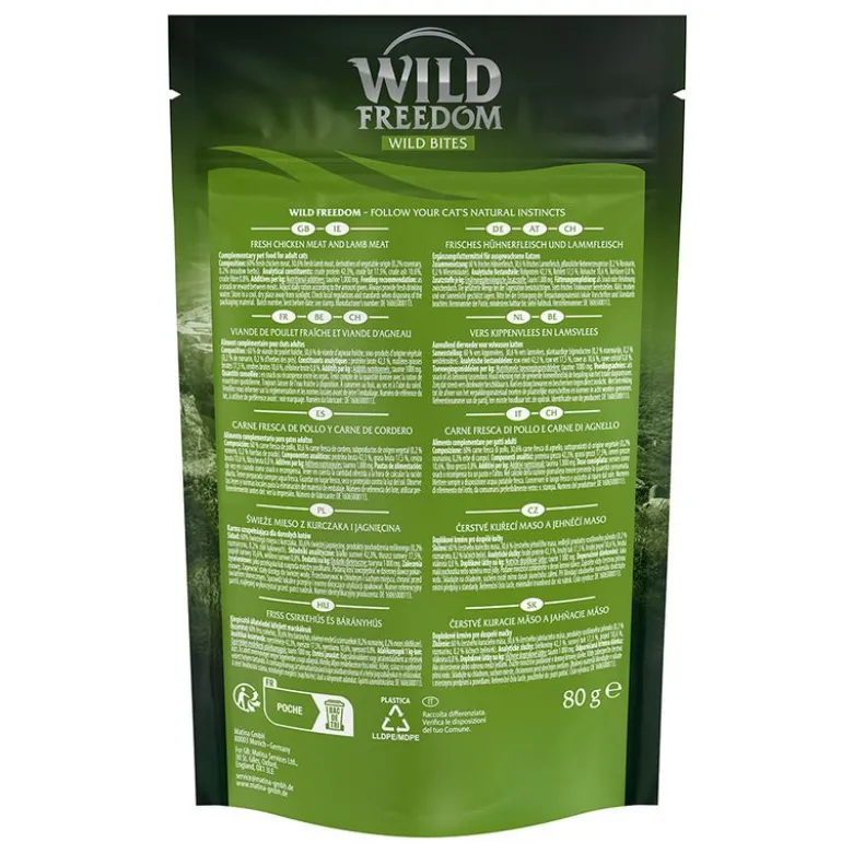 Wild Freedom Snack - Wild Bites 80 g (viljaton koostumus)