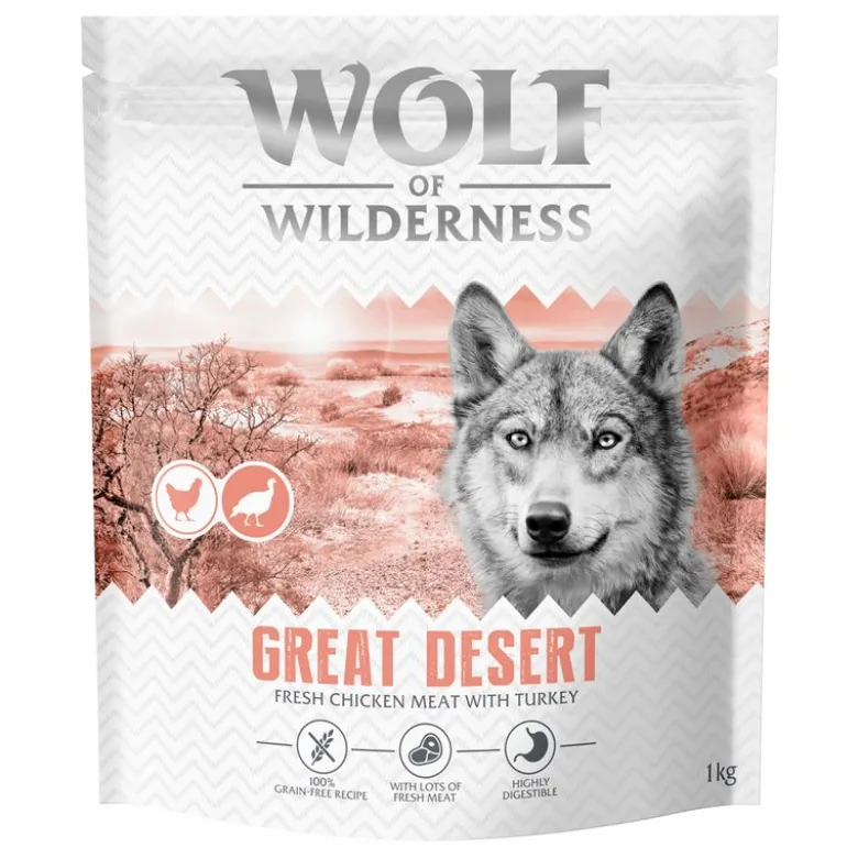 Wolf of Wilderness Adult "Great Desert" kalkkuna – viljaton