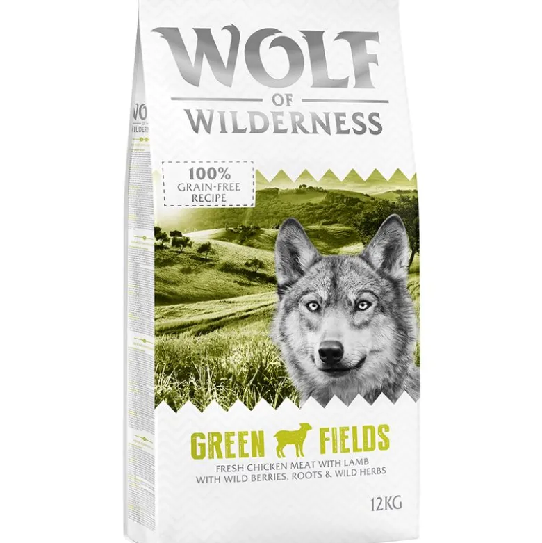 Wolf of Wilderness Adult "Green Fields" karitsa – viljaton