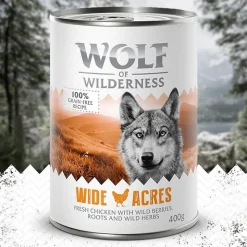 Wolf of Wilderness Adult -säästöpakkaus 12 x 400 g