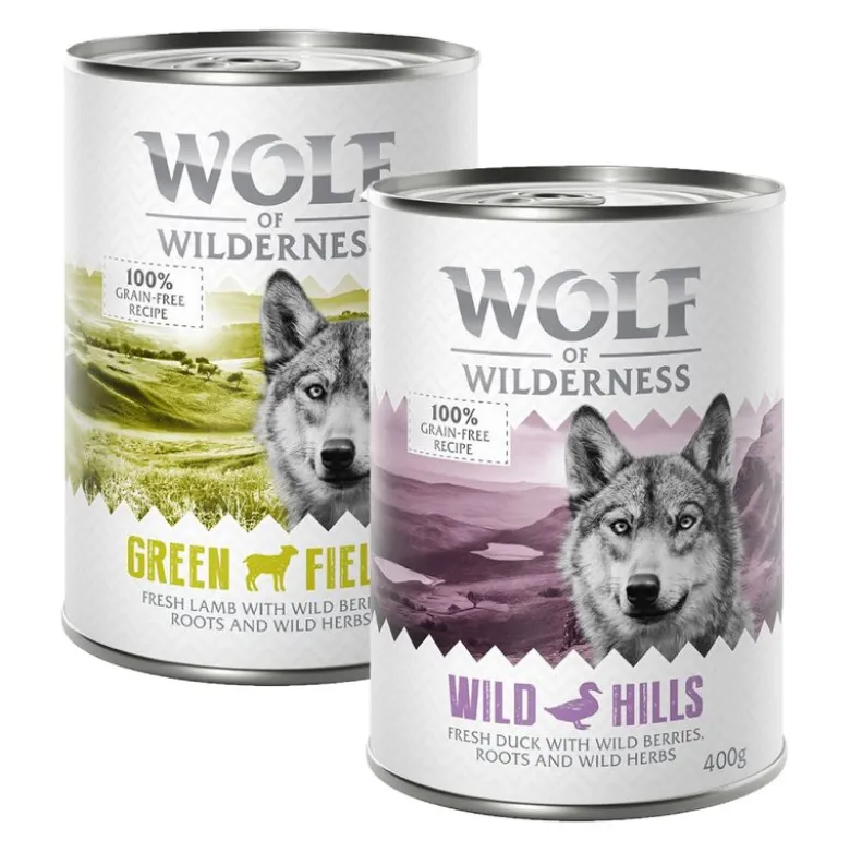 Wolf of Wilderness Adult -säästöpakkaus 12 x 400 g