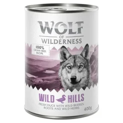 Wolf of Wilderness Adult -säästöpakkaus 12 x 400 g
