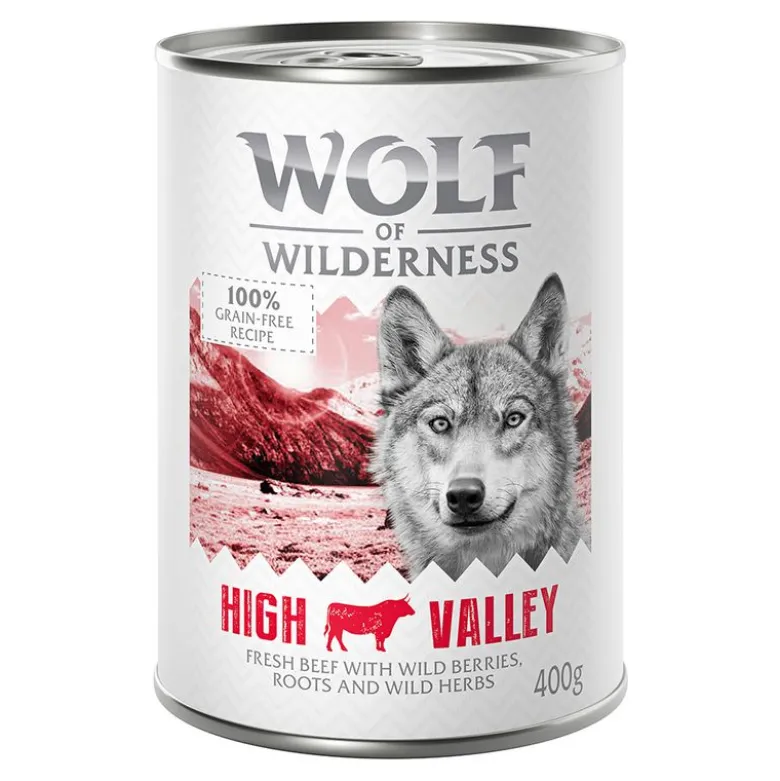 Wolf of Wilderness Adult -säästöpakkaus 12 x 400 g