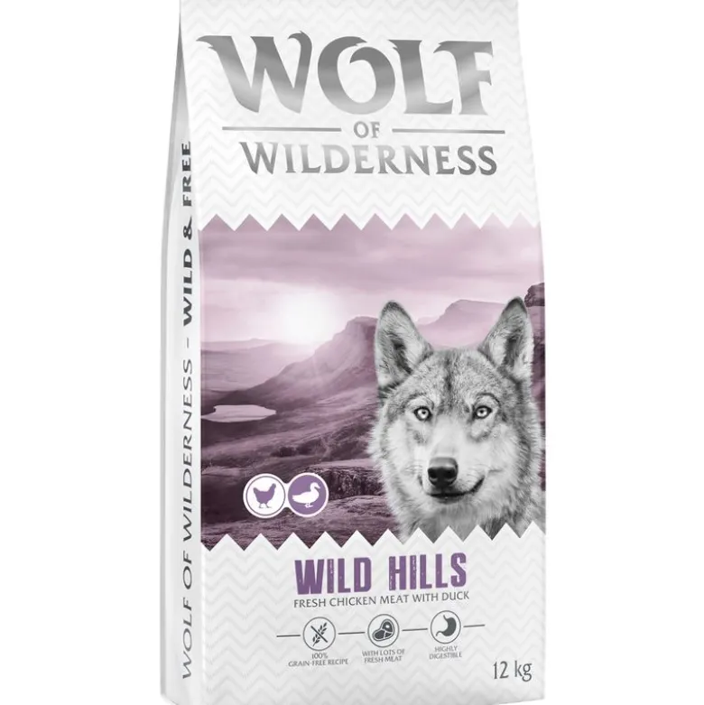 Wolf of Wilderness Adult "Wild Hills" ankka – viljaton