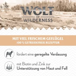 Wolf of Wilderness JUNIOR siipikarja & nauta