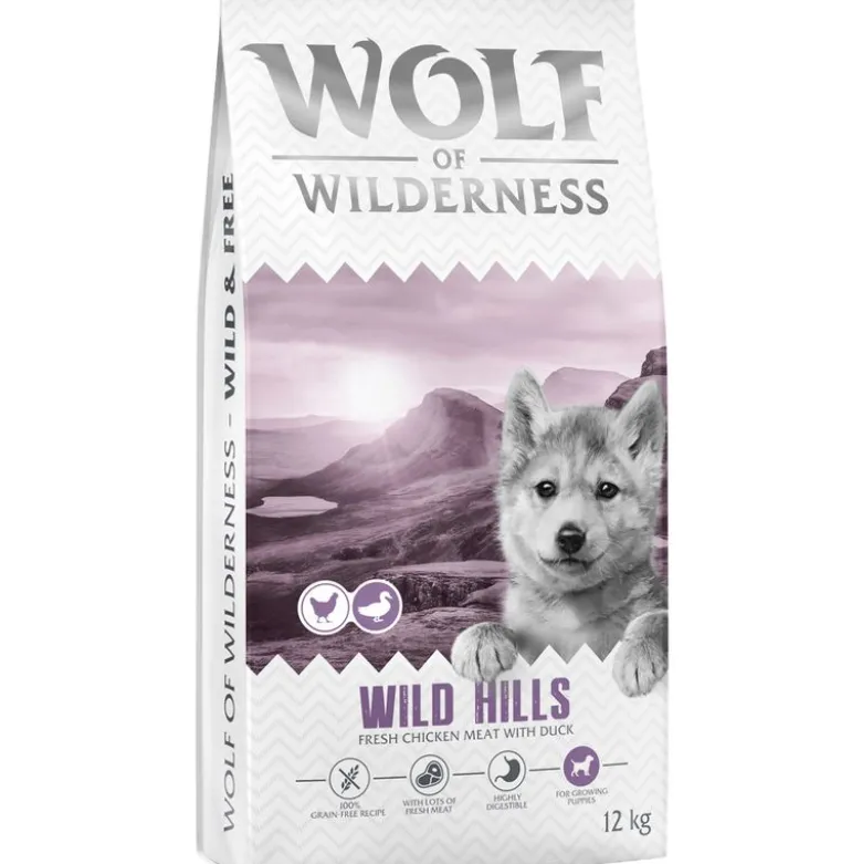 Wolf of Wilderness Junior "Wild Hills" ankka – viljaton