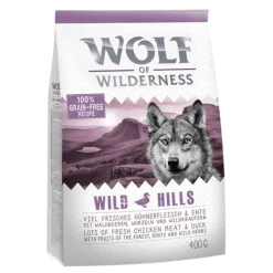 Wolf of Wilderness -kokeilupakkaukset 300 - 400 g