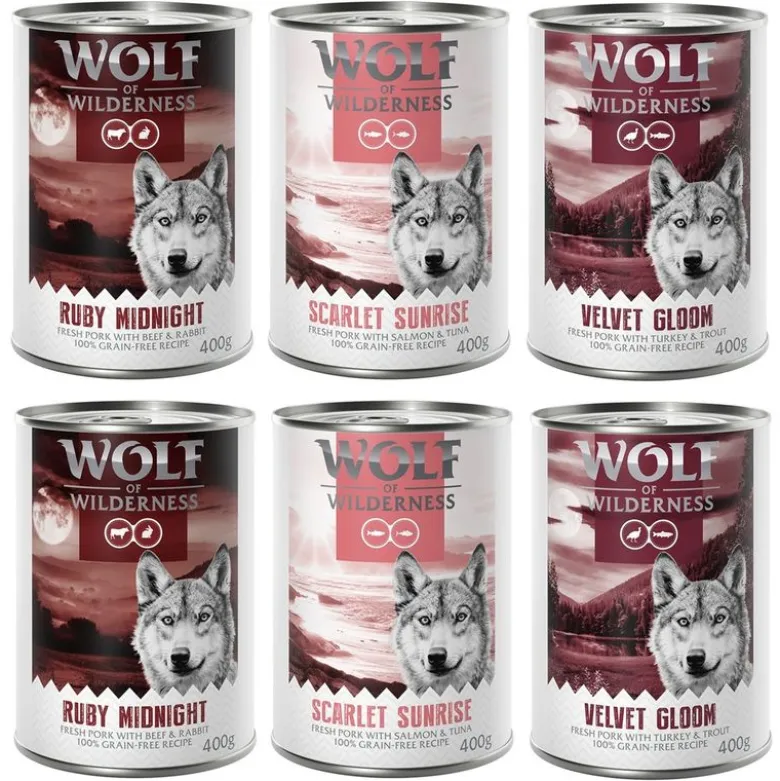 Wolf of Wilderness "Red Meat" 6 x 400 g