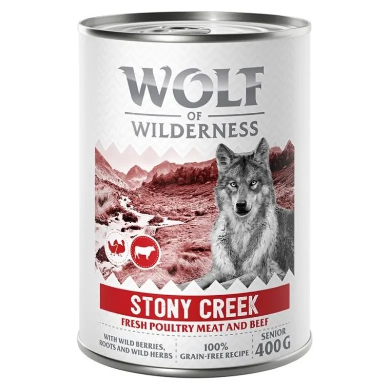Wolf of Wilderness Senior "Expedition", 6 x 400 g