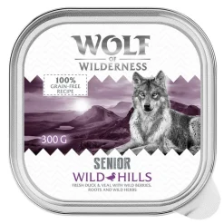 Wolf of Wilderness Senior – kaksiproteiininen resepti 6/24 x 300 g rasia