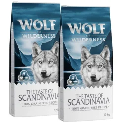 Wolf of Wilderness -säästöpakkaus 2 x 12 kg