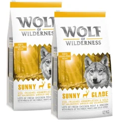 Wolf of Wilderness -säästöpakkaus 2 x 12 kg