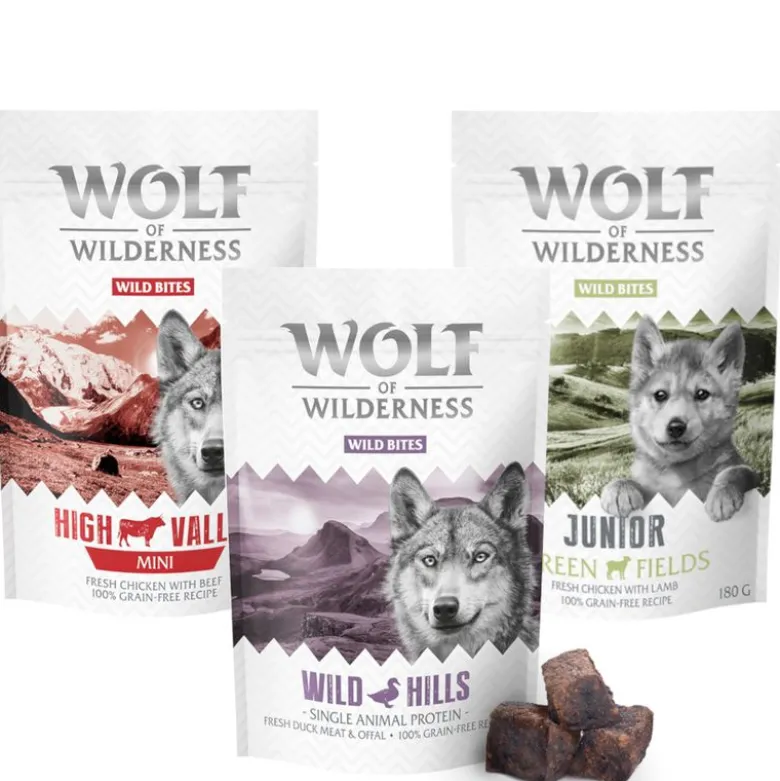 Wolf of Wilderness Wild Bites 3 x 180 g