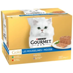 96 x 85 g Gourmet Gold + 24 x 85 g Fine Paté -lihasekoitus kaupan päälle!