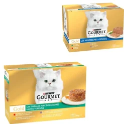 96 x 85 g Gourmet Gold + 24 x 85 g Fine Paté -lihasekoitus kaupan päälle!